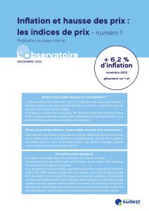 Inflation et hausse des prix : les indices de prix – numéro 3