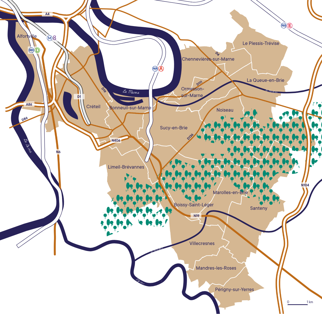 Les chiffres clés par communes
