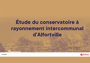 Accompagnement conservatoire d’Alfortville