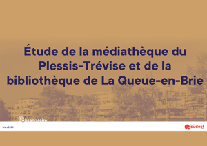 Accompagnement médiathèques du Plessis-Trévise et de la Queue en Brie