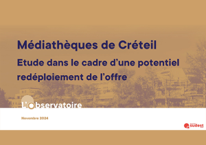 Etude d’un redéploiement des médiathèques de Créteil