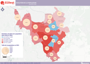 La carte de l’évolution de la population