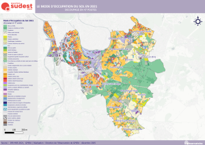 La carte du mode d’occupation des sols – 47 postes