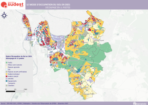 La carte du mode d’occupation des sols – 11 postes
