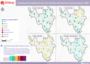 La carte de la qualité de l’air par commune